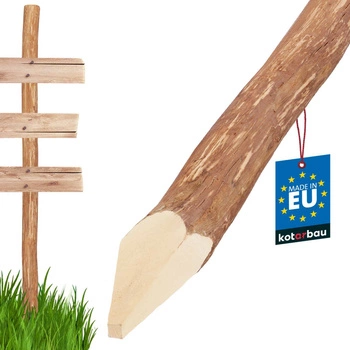 Stâlp de gard din lemn geluit 120 cm