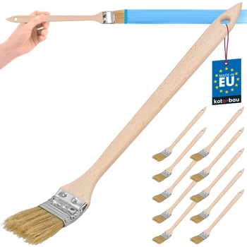 Perie radiator plată curbată mică îngustă 36 mm set de 10 buc.