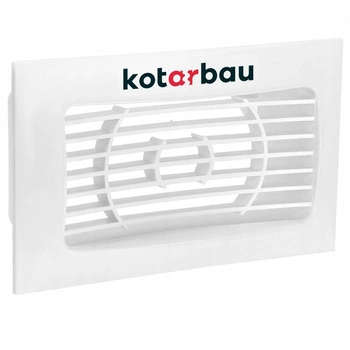 Grilă de ventilație capătul canalului de ventilație 110x55 mm