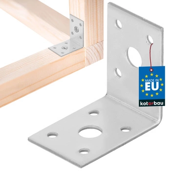 Colțar dulgheresc inoxidabil galvanizat 50x50x35 mm