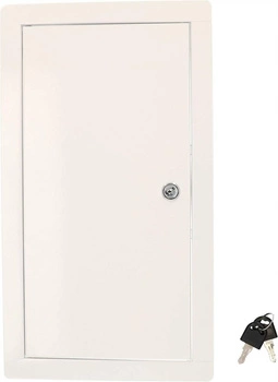 Ușă de inspecție din oțel chei albe 40x25 cm