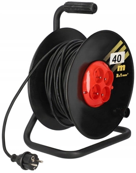 Cablu de prelungire a bobinei 3x1 construcție z/u 40m