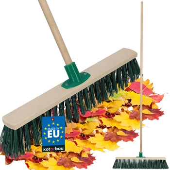 Perie mătură din lemn nylon 50 cm + coadă din lemn