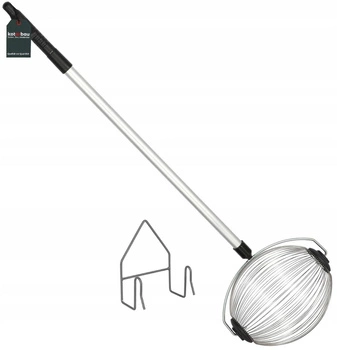 Colector manual pentru nuci și castane, pliabil - Culoare argintie