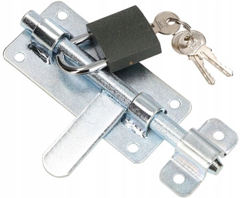 Zăvorâre de poartă de garaj 150 mm pentru poartă cu lacăt