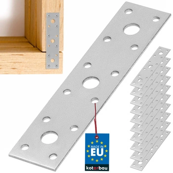 Inserție perforată galvanizată 150x35 mm set de 10 buc.