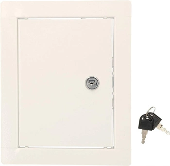 Ușă de inspecție din oțel chei albe 20x15 cm