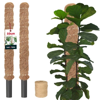 Țăruș pentru plante de nucă de cocos 50 cm x 32 mm set de 2 buc.