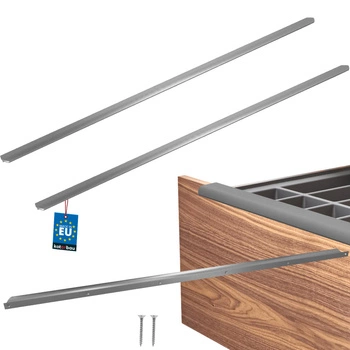 Mâner mobilier aluminiu argintiu 980/1000 mm set de 2 buc.