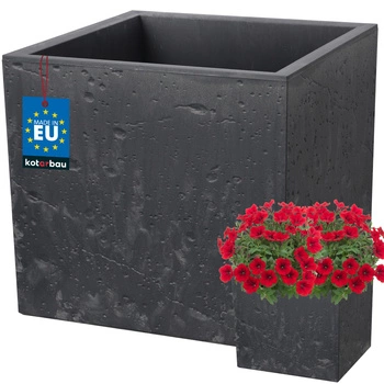 Ghiveci pătrat beton industrial marengo 39 cm