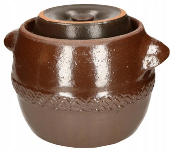 Butoi de 5l de gresie cu capac pentru decapare