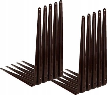 Suport pentru rafturi 30x25 cm - 10 buc.