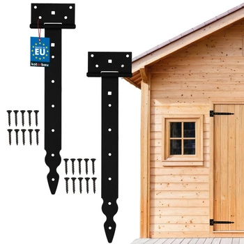 Balama pentru ușa foișorului t 350 mm set de 2 buc.