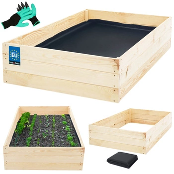 Cutie de legume din lemn ierburi creștere 120x80x27 cm