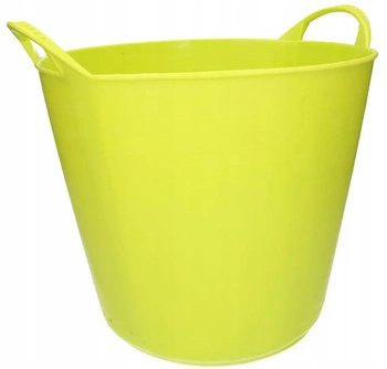 Găleată flexibilă verde 26l cu urechi