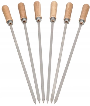 Frigărui pentru frigărui de carne la grătar - 6 buc.