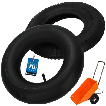 Anvelopă cu cameră interioară pentru cărucior roabe 6 pereți 40 cm