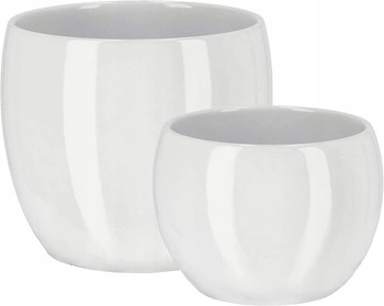 Set de 2 ghivece de flori din ceramică carcasă flori