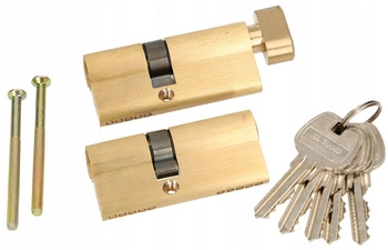 Cilindru profilat 30x40 sistem cu o singură cheie 2 buc.