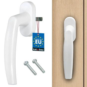 Mâner de fereastră pentru uși de balcon alb 35 mm