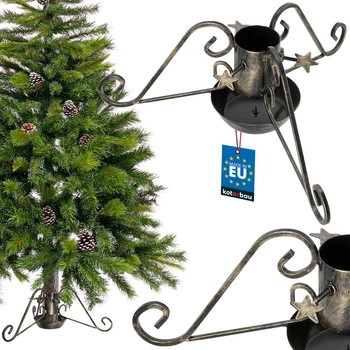 Pom de crăciun stand de 80mm rezervor de oțel