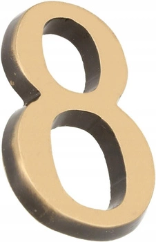 Numărul casei "8" numărul ușii 3d 5cm patină