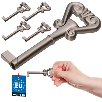 Cheie mobilier bar universală decorativă retro satin 7 cm set de 5 buc.