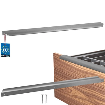 Mâner mobilier aluminiu argintiu 416/436 mm