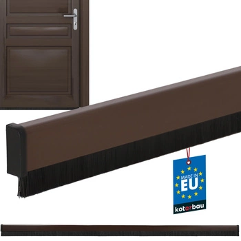 Bandă etanșare sub ușă automată maro 27 mm 1 m