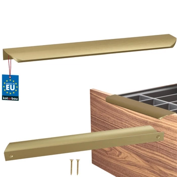 Mâner mobilier aluminiu auriu mat 256/276 mm