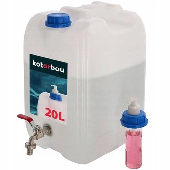Rezervor de canistre cu robinet și dozator 20l