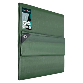 Prelată protectoare rezistentă groasă universală oliv 120 g/m2 4x6 m