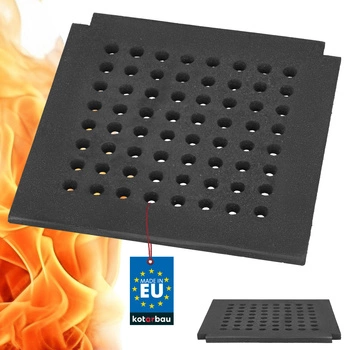 Grătar fontă pentru sobă 29x29 cm