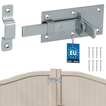 Zăvor simplu universal pentru uși poartă mică din oțel 130 mm