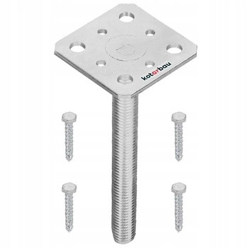 Bază de stâlp psr-s galvanizat 80x80 mm