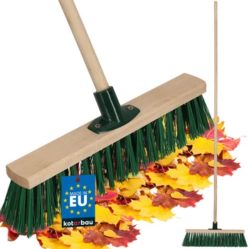 Perie mătură din lemn nylon 40 cm + coadă din lemn