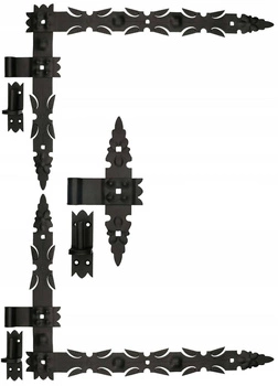 600 garaj colț de colț cu balama pentru obloane