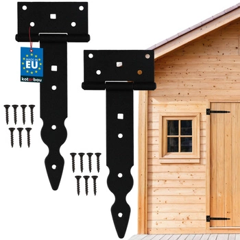 Balama pentru ușa foișorului t 200 mm set de 2 buc.