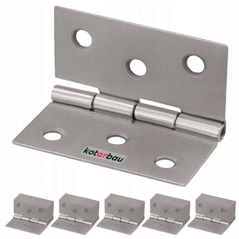 Balama aripă mobilier 40 mm nichel set de 25 buc.