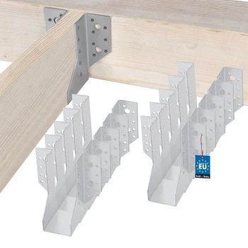 Cârlig pentru grinzi din lemn tâmplărie căpriori 50x135 mm set de 10 buc.