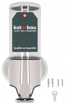 Dozator de perete pentru săpun de baie gel lichid 0,5 l