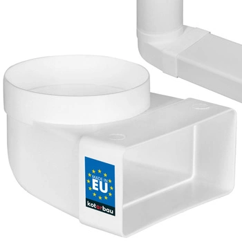 Cot excentric 120x60 conductă de ventilație 100