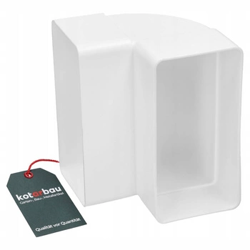 Conductă verticală de ventilație cot plat 120x60