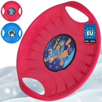 Sănii pentru alunecat pe zăpadă roz albastru 60 cm set 2 buc.