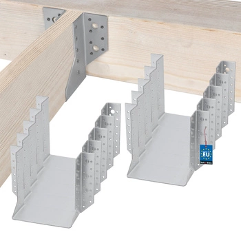 Cârlig pentru grinzi din lemn tâmplărie căpriori 160x170 mm set de 10 buc.