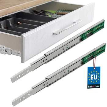 Rulmenți cu bile pentru sertare cu închidere automată 400 mm set de 2 buc.