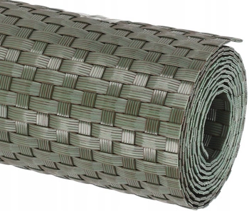 Rattan panou de gard din rattan scut 19x255 cm verde kotarbau