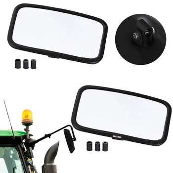 Oglindă exterioară universală pentru tractoare 25x16,5 cm set de 2 buc.