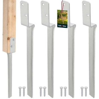 Bază de stâlp pentru leagăne cu motor universal 50 cm set de 4 buc.