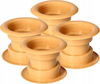 Manșon de ventilație pentru ușă - 4 buc.